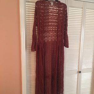 Monroe & Main Crochet Duster